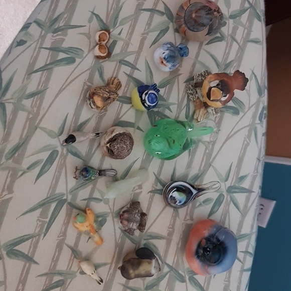 Glass and ceramic miniature birds - Picture 3 of 4